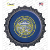 Nebraska State Flag Novelty Bottle Cap Sticker Decal