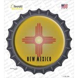 New Mexico State Flag Novelty Bottle Cap Sticker Decal