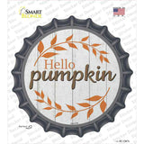 Hello Pumpkin Novelty Bottle Cap Sticker Decal