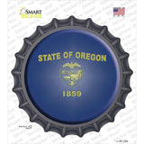 Oregon State Flag Novelty Bottle Cap Sticker Decal