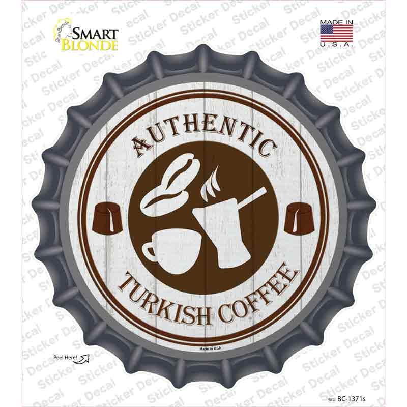 Authentic Turkish Novelty Bottle Cap Sticker Decal