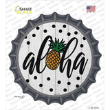 Aloha Pineapple Novelty Bottle Cap Sticker Decal