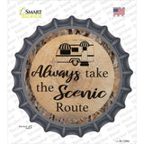 Scenic Route Novelty Bottle Cap Sticker Decal