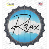 Relax Novelty Bottle Cap Sticker Decal