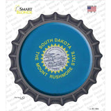 South Dakota State Flag Novelty Bottle Cap Sticker Decal