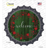 Welcome Green Novelty Bottle Cap Sticker Decal