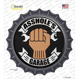 Assholes Garage Novelty Bottle Cap Sticker Decal
