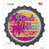 Beach Vibes Palm Novelty Bottle Cap Sticker Decal