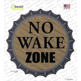 No Wake Zone Novelty Bottle Cap Sticker Decal