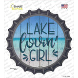 Lake Lovin Girl Novelty Bottle Cap Sticker Decal