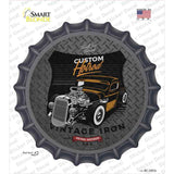 Custom Retro Hotrod Novelty Bottle Cap Sticker Decal