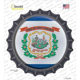 West Virginia State Flag Novelty Bottle Cap Sticker Decal