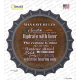 Hydrate With Beer Novelty Bottle Cap Sticker Decal