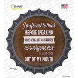 I Like Being Surprised Novelty Bottle Cap Sticker Decal