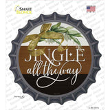Jingle All The Way Novelty Bottle Cap Sticker Decal