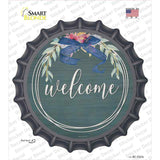 Welcome Wreath Novelty Bottle Cap Sticker Decal