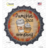 Pumpkin Spice Nice Novelty Bottle Cap Sticker Decal