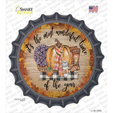Wonderful Time Of Year Novelty Bottle Cap Sticker Decal