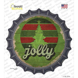 Jolly Green Novelty Bottle Cap Sticker Decal