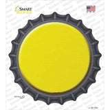 Yellow Novelty Bottle Cap Sticker Decal