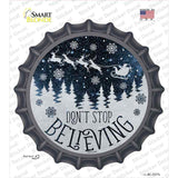 Dont Stop Believing Snow Novelty Bottle Cap Sticker Decal