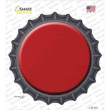 Red Novelty Bottle Cap Sticker Decal