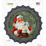 Merry Christmas with Present Novelty Bottle Cap Sticker Decal