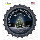 Search The Skies Novelty Bottle Cap Sticker Decal