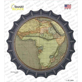 Africa Map Novelty Bottle Cap Sticker Decal