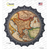 Former Yugoslavia Map Novelty Bottle Cap Sticker Decal