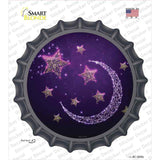 Moon and Stars Novelty Bottle Cap Sticker Decal