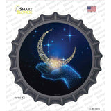 Moon In Hand Novelty Bottle Cap Sticker Decal