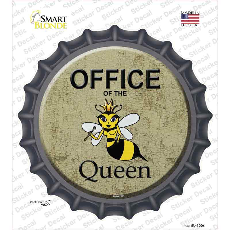 Office of the Queen Novelty Bottle Cap Sticker Decal