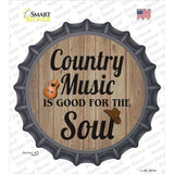 Country Music Soul Novelty Bottle Cap Sticker Decal