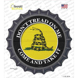 Come And Take It Gadsden Novelty Bottle Cap Sticker Decal