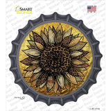 Western Sunflower Novelty Bottle Cap Sticker Decal