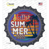 Hello Summer 2022 Novelty Bottle Cap Sticker Decal