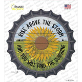 Rise Above The Storm Novelty Bottle Cap Sticker Decal