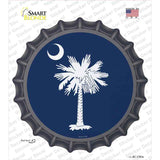 South Carolina Flag Novelty Bottle Cap Sticker Decal