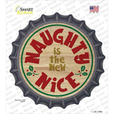 Naughty Is The New Nice Novelty Bottle Cap Sticker Decal