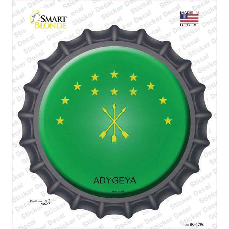 Adygea Country Novelty Bottle Cap Sticker Decal