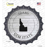 Idaho Gem State Novelty Bottle Cap Sticker Decal
