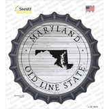 Maryland Old Line State Novelty Bottle Cap Sticker Decal