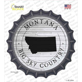 Montana Big Sky Country Novelty Bottle Cap Sticker Decal