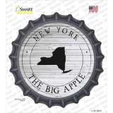 New York Big Apple Novelty Bottle Cap Sticker Decal