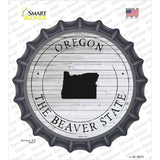 Oregon Beaver State Novelty Bottle Cap Sticker Decal