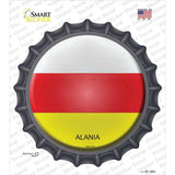 Alania Country Novelty Bottle Cap Sticker Decal