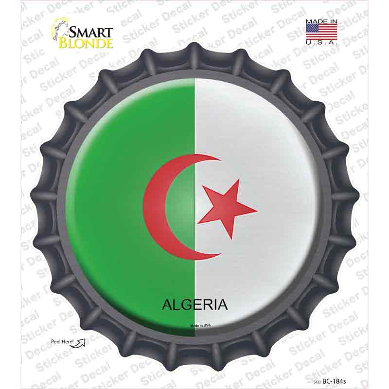 Algeria Country Novelty Bottle Cap Sticker Decal