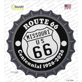 Missouri Route 66 Centennial Novelty Bottle Cap Sticker Decal