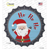 Santa Says Ho Ho Ho Novelty Bottle Cap Sticker Decal